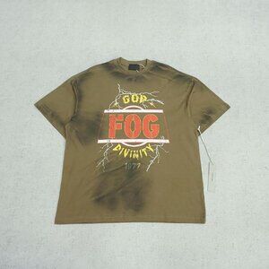 Fear of God Khaki Vintage Lightning Bolt Short Sleeve T Shirt